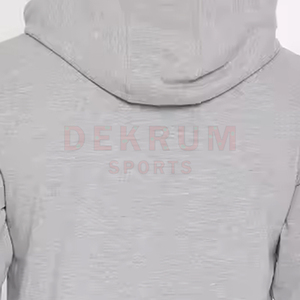 เสื้อฮู้ดดี้ผู้ชายสไตล์เท่ห์ ปี 2026  แบบทำสีพื้น พิมพ์โลโก้ได้  ดีไซน์ใหม่  แบบทำสีพื้น - Product Image 6