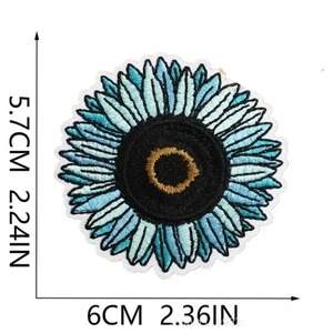 Parche de planchado para coser en la ropa DIY para ropa, tetera, bordado de tortuga, apliques Fusible, insignia, bolsa, decoración de rayas - Product Image 5