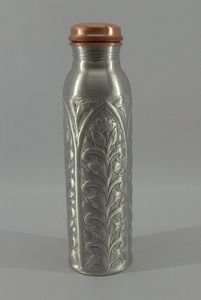 High Quality Eco-Friendly Classic <b>Copper</b> <b>Drinking</b> Water <b>Bottle</b> with Lid Customizable Logo and Shape - Product Image 6