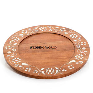 Bandeja de Chocolate de nuevo diseñador decorativa de mesa, forma redonda, hecha a mano, superventas, artículos de boda, venta al por mayor, bandeja de Chocolate nueva de lujo - Product Image 2