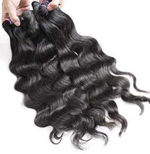 Extensiones de encaje de onda del cuerpo Remy Virgen sin procesar indio pelucas de estilo de onda recta de Color negro Natural Super doble dibujado - Product Image 3
