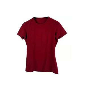 เสื้อยืดผู้หญิงคอกลมแขนสั้นผ้าฝ้ายสีพื้นแบบหลวมๆ น่ารัก สไตล์ใหม่สำหรับฤดูร้อน เป็นมิตรต่อสิ่งแวดล้อม ใส่ได้ทุกโอกาส เหมาะสำหรับใส่เป็นเสื้อตัวใน - Product Image 5