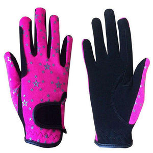 Guantes duraderos de cuero sintético para montar a caballo Guantes ecuestres para montar a caballo en ambas manos - Product Image 4
