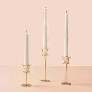 Bougeoir en laiton artistique avec un design intemporel pour rehausser les décorations de mariage et le style intérieur avec élégance - Product Image 3