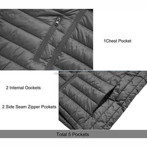 Chaqueta acolchada recortada con acolchado aislante cálido, tela exterior suave y ropa de calle moderna y elegante apta para la temporada de frío - Product Image 5