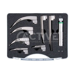 Ensemble de laryngoscopie à usage clinique avec conception portable et ensemble de laryngoscopie Macintosh à lumière LED longue durée - Product Image 3