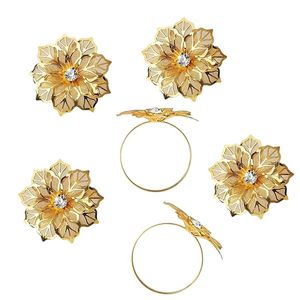 Rond de serviette de table avec fer pour un rond de serviette de luxe unique en forme de vintage mariages et noël - Product Image 6