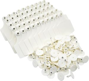 Reutilizable TPU plástico veterinario marcador ganado etiquetas ganado oreja etiqueta vaca becerro en blanco Animal identificación mascota entrenamiento comportamiento - Product Image 1