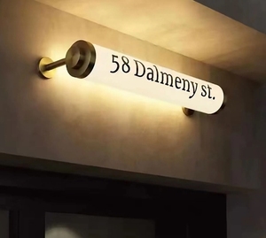 Tùy Chỉnh Vòng Ống Không Thấm Nước Acrylic Lightbox LED Đầy Đủ Ánh Sáng Nhà Hàng Dấu Hiệu Với Logo In LED Ánh Sáng Hộp Hiển Thị - Product Image 1