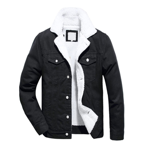 Chaqueta vaquera azul de manga larga ajustada para hombre con diseño personalizado estilo callejero nueva chaqueta vaquera recubierta de buena calidad - Product Image 1