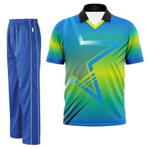 Uniformes de Cricket de nuevo diseño, uniforme de Cricket de prueba con logotipo bordado personalizado, uniformes de Color de Cricket - Product Image 1