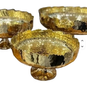 Modern gold plated Fruit Bowl for Kitchen <b>Countertop</b>/Decorative brass Polished fruit bowl for Party for Fresh Fruit Display - Product Image 1