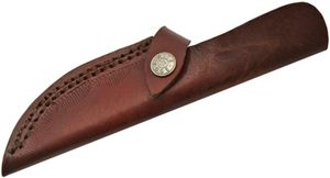 En gros Personnalisé Premium Qualité OEM ODM Service À La Main En Acier Lame Fixe Chasse Camping Couteau En Cuir Gaine Belle - Product Image 6