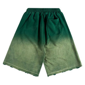 MOVATEXTILE Short de décoloration solaire délavé à l'acide style High Street pour hommes personnalisé 100% coton à motif solide avec strass personnalisés par MOVATEXTILE - Product Image 6