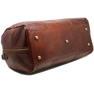 Cenzo Luxury Gym Sports Vintage Fashion Style Weekender Sac fourre-tout pliable en cuir véritable de grande capacité pour voyager du jour au lendemain - Product Image 2