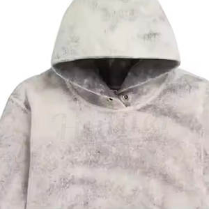 OEM Custom Acid Washed Sweat à capuche pour hommes surdimensionné Vintage Wash Streetwear Pullover Sweat à capuche - Product Image 6