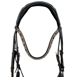 Adiba หนังม้าพรีเมี่ยมตามสั่งจากต่างประเทศเข็มขัดรัดเอวแบบคริสตัลขอบกว้างสำหรับคอปกขนาดเต็ม - Product Image 4