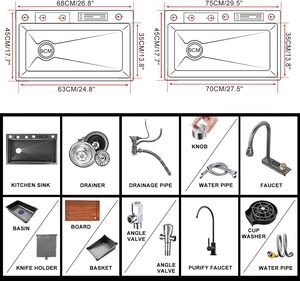Cá voi phong cách chìm với vòi nước sạch, tùy biến trong nhiều kích cỡ - Product Image 6