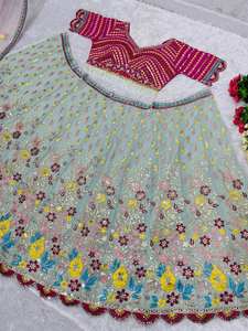 Lehengas choli กับ dupatta ใส่สบายปักลวดลาย - Product Image 4