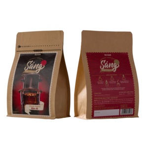 Café moulu 250g par sac costume de torréfaction moyenne pour faire filtre ou machine goutte à goutte fabriqué au Viet Nam - Product Image 4