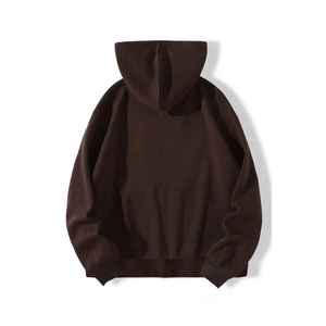 Hombres sudaderas con capucha de lana de gran tamaño pullover sudadera casual moda streetwear entrenamiento gimnasio invierno cálido Sudadera con capucha al por mayor - Product Image 5