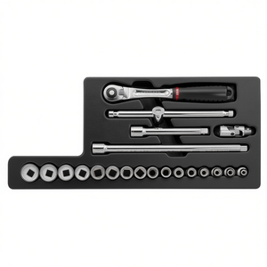 Ensemble d'outils Usag de 21 pièces avec cliquet et douilles pour une utilisation pratique - Product Image 2