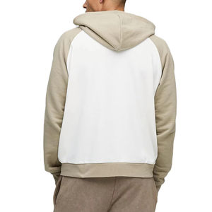 เสื้อฮู้ดผ้าเฟรนช์เทอร์รี่พิมพ์ลายกำหนดเองโลโก้100% ผ้าฝ้ายปักสีตัดหินสำหรับฤดูใบไม้ร่วง - Product Image 3