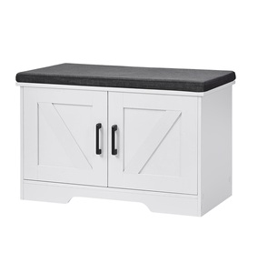 Zapatero con cojín al por mayor, 2 cajones, estante de almacenamiento para entrada, Zapatero de entrada con 2 cajones, Zapatero de almacenamiento - Product Image 5