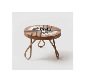 Soporte para pasteles de mármol y madera con forma redonda de calidad superior Soporte para servir pasteles de tamaño personalizado - Product Image 6