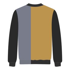 Divine Nine Grec Fraternité Alpha Or 3 Tons Pull En Tricot Premium Chenille Broderie Varsity Pull En Tricot Vêtements De Mode - Product Image 3