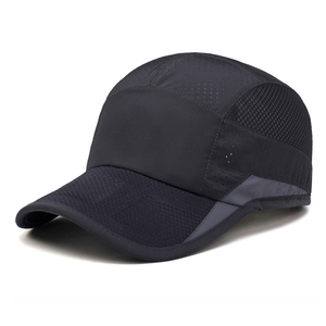 Gorra de camionero de malla bordada con logotipo personalizado de alta calidad 2026, gorra de béisbol deportiva de 5 paneles para hombres, apropiada para la playa - Product Image 2