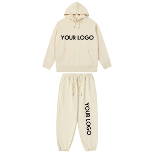 Custom Street Wear Men's Hoodies Shorts Sweatsuit Tracksuit Custom Logo 3D Puff Print Oversized Hoodie and <b>Sweatpants</b> <b>Set</b> Men - Product Image 3