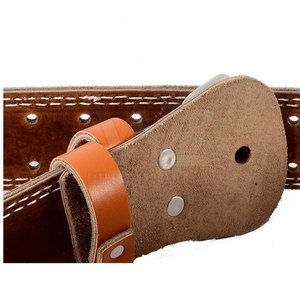 Gym Fitness Adult Weightlifting Belt Adjustable Custom Design Cowhide Non-Slip <b>Back</b> <b>Support</b> Heavy Duty - Product Image 2