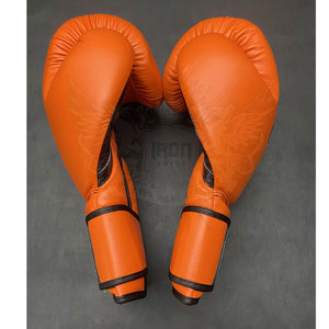 Prix d'usine Vente de gros Gants de boxe d'entraînement Matériau durable en cuir Évacuation de l'humidité Logo personnalisé - Product Image 6