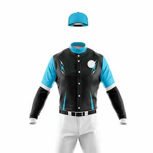 Fabrication sur mesure de tenues de baseball 100% polyester respirantes, légères et anti-UV, service OEM, prix bas pour hommes - Product Image 3
