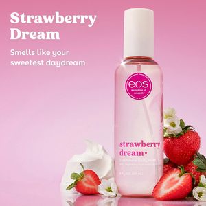 eos Cashmere Body Mist Strawberry Dream, Spray Corporal Hidratante, Bruma para el Cabello con Ácido Hialurónico y Glicerina, Vegano, 6 fl oz - Product Image 5