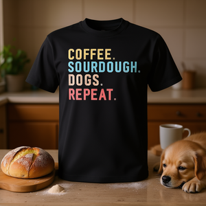 Camiseta Promocional Coffee Dogs Sourdough Bread Baking Sourdo - Product Image 3