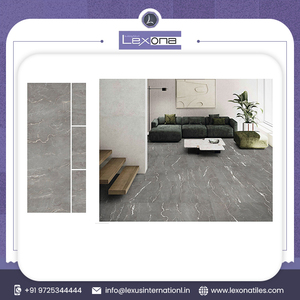 Design moderne Nouveaux carreaux de sol en porcelaine 600x1800 MM découpant la finition avec le style vitré poli d'aspect de marbre - Product Image 2