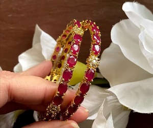 Copper Wholesale <b>Jewellery</b> Kundan Ruby Stone Beaded Gold Plated Metal Fashion <b>Chunky</b> Bangles India Jewelry Wedding - Product Image 1