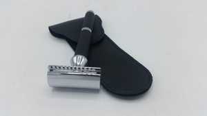 มีดโกนสองคมสำหรับผู้ชายและผู้หญิง ผลิตจากสแตนเลสคุณภาพพรีเมียม ขัดเงาอย่างดี ใช้งานด้วยมือ - Product Image 4