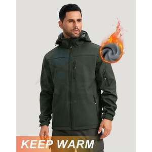 Outdoor Hot Sale Waterproof <b>Men</b> Softshell <b>Jackets</b> High-Quality Windproof <b>Reflective</b> <b>Jacket</b> for Safety Comfort - Product Image 2