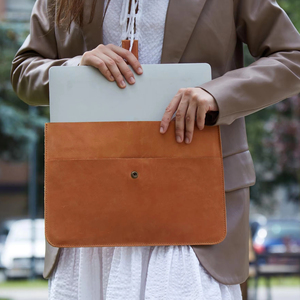 Housse en cuir pleine fleur portable durable de qualité supérieure Look vintage pour bureau et voyage Utilisation GLS-0208 - Product Image 1