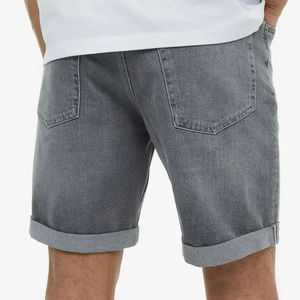 Short en jean réfléchissant durable et respirant pour homme, décontracté, vêtements d'été écologiques, short en jean 100% coton - Product Image 5