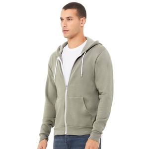 Bella เสื้อฮู้ดผ้าแคนวาสสำหรับทุกเพศมีซิปมีฮู้ดฟองน้ำขนแกะ - Product Image 2