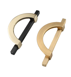 Poignée de porte en métal de qualité supérieure Prix de vente élevé Poignée de porte plaquée cuivre élégante pour l'utilisation de porte de restaurant d'hôtel à la maison - Product Image 4