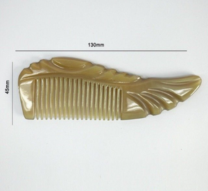 Peine Artístico Hecho a Mano con Diseño Vintage de Cuerno, Base Moderna, Ecológico, para Salón y Tocador, Precio Económico - Product Image 3