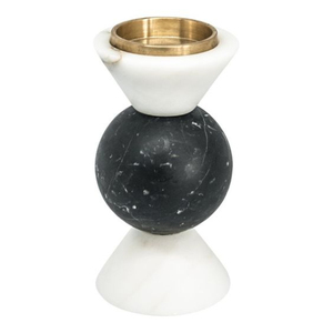 Bougeoir en marbre noir design unique maison bougeoir en marbre décoratif pour bougeoir le plus vendu à bon prix - Product Image 2