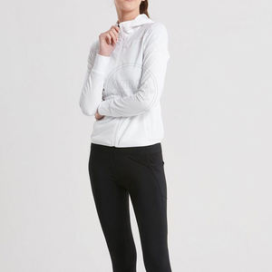 Venta al por mayor transpirable mujeres cremallera Sudadera con capucha último estilo de color sólido mujeres cremallera Sudadera con capucha personalizada mujeres cremallera Sudadera con capucha - Product Image 2