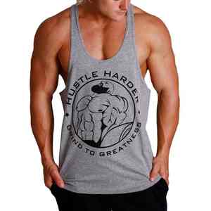 2025 nuevas camisetas sin mangas para hombres, ropa de calle informal de secado rápido y entrenamiento de gimnasio, entrenamiento atlético de algodón 100% OEM disponible - Product Image 6