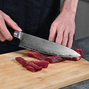 Venta al por mayor personalizado de alta calidad OEM ODM servicio Damasco acero japonés Chef cuchillo para cocina diaria corte para carne frutas - Product Image 5